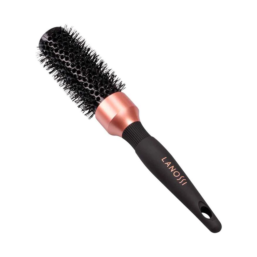 de Escova Cabelo Lanossi Modeladora Modelagem Bronze 33MM - 1 unidade