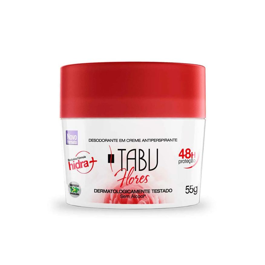 Antitranspirante Desodorante Creme Herbíssimo Tradicional 48h 55g