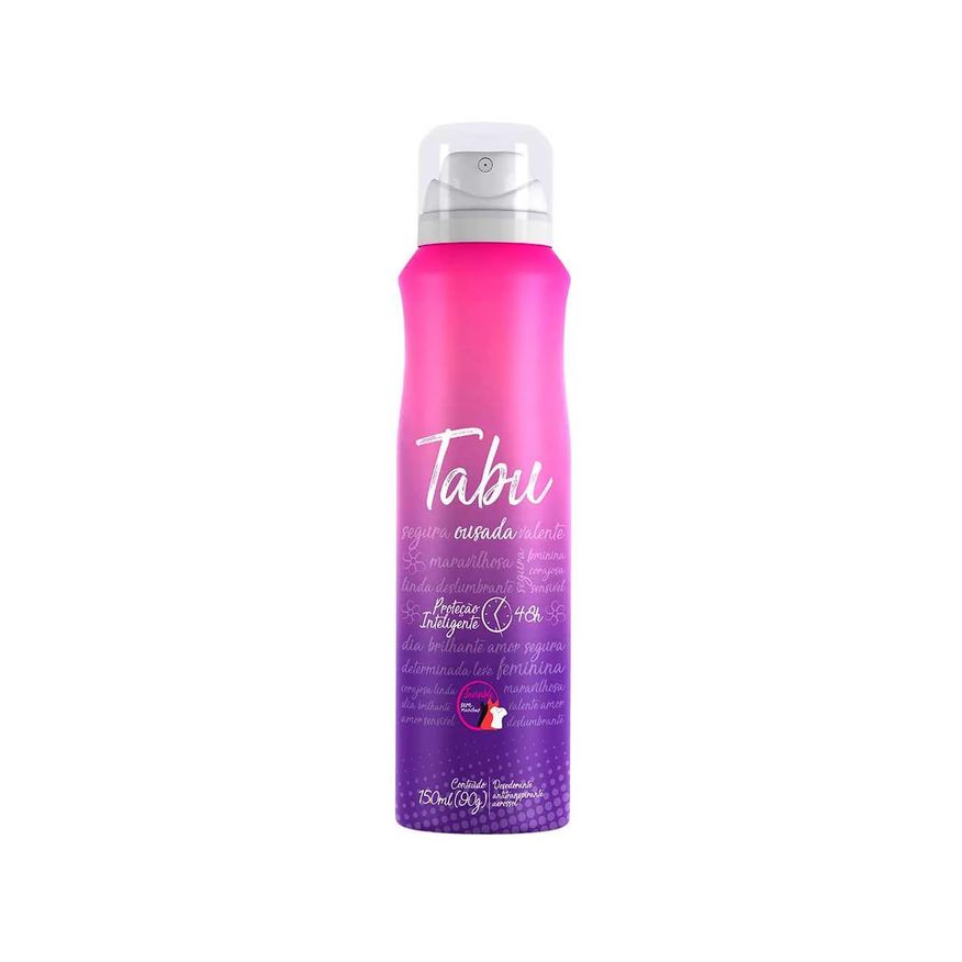 Tabu Desodorante Antitranspirante Aerosol Ousada Feminino 48h 150ml