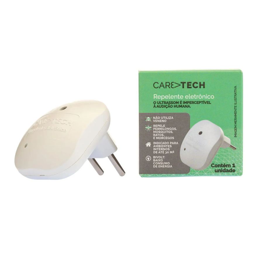 Caretech Repelente Eletrônico de Tomada Bivolt 1 Unidade