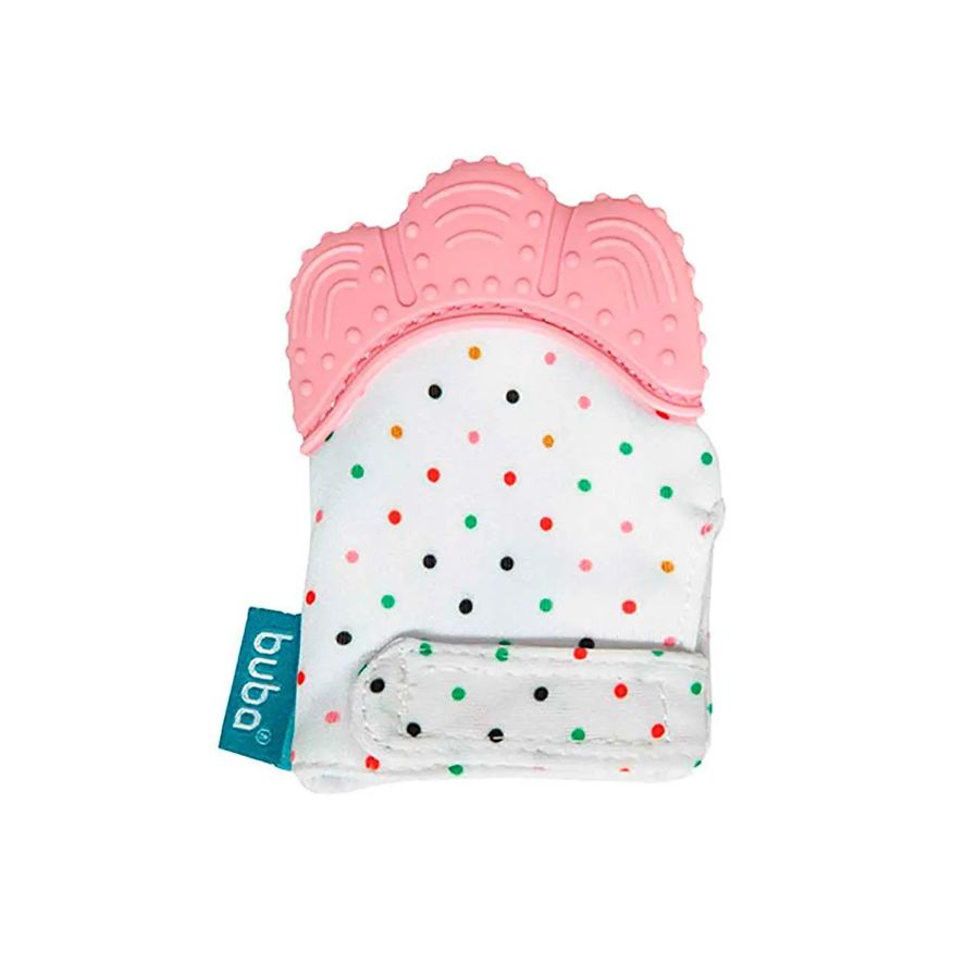 Buba Luvinha Mordedor Baby de Silicone Rosa 1 unidade