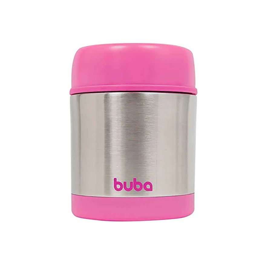 Buba Pote Térmico para Alimentos Baby Rosa 1 unidade