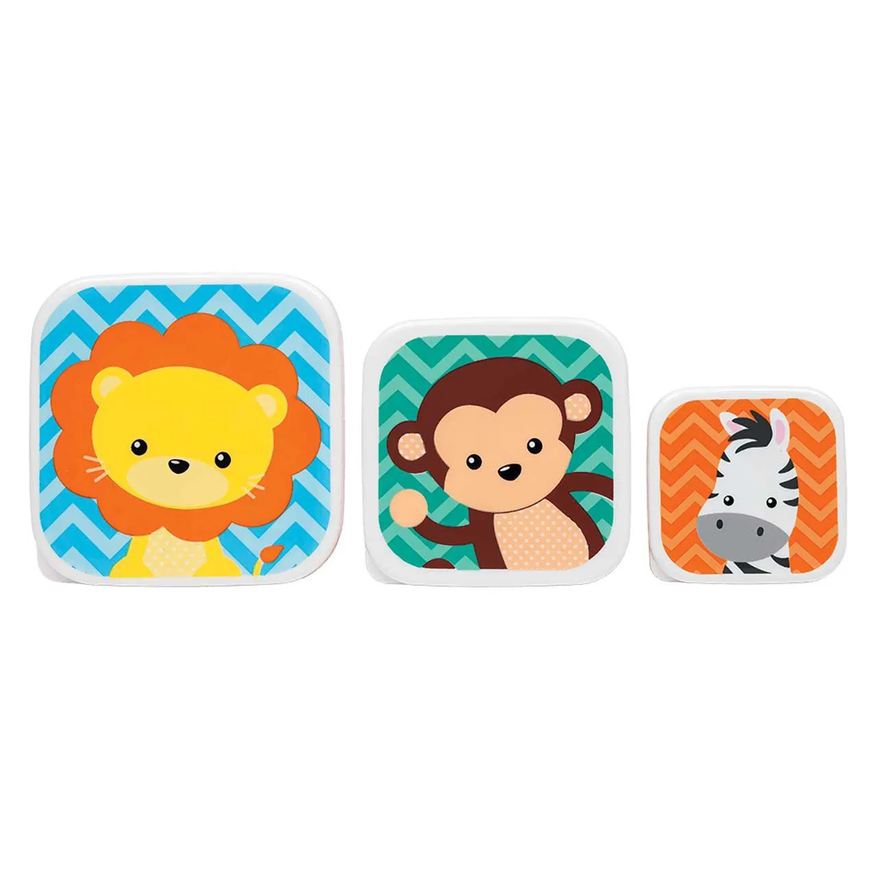 Buba Kit Potes Baby Animais com 3 unidades