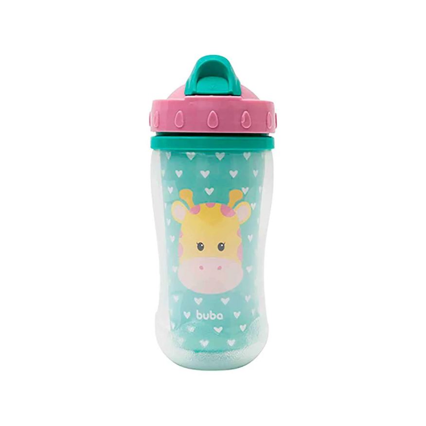 Buba Copo Parede Dupla Baby Animal Fun Girafa 320ml