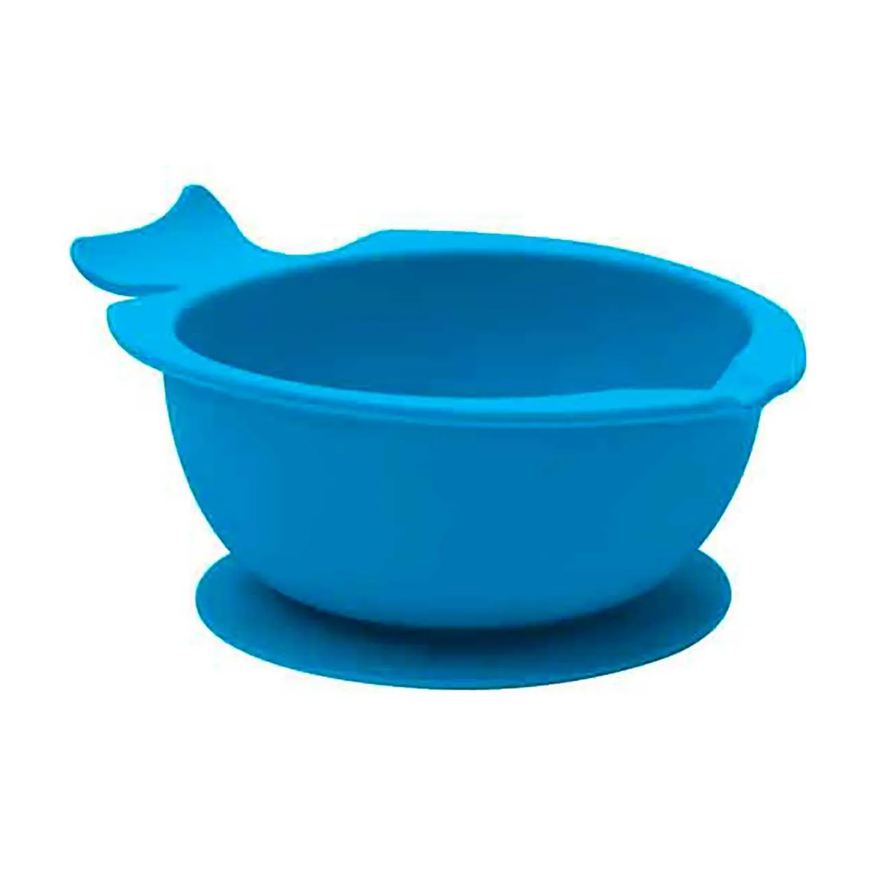 Buba Bowl de Silicone Baby com Ventosa Azul com 1 unidade
