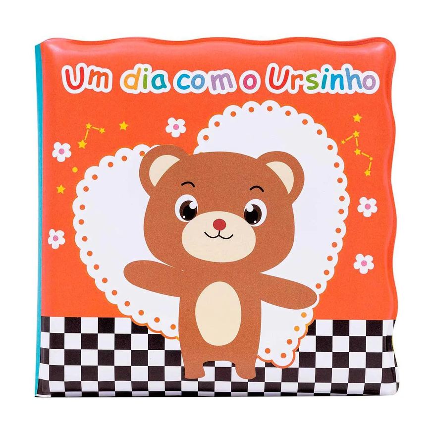 Buba Livrinho de Banho Baby Um Dia Com o Ursinho com 1 unidade