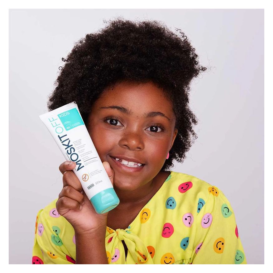 de Repelente Inseto Infantil Moskitoff Kids com DEET Loção 120ml