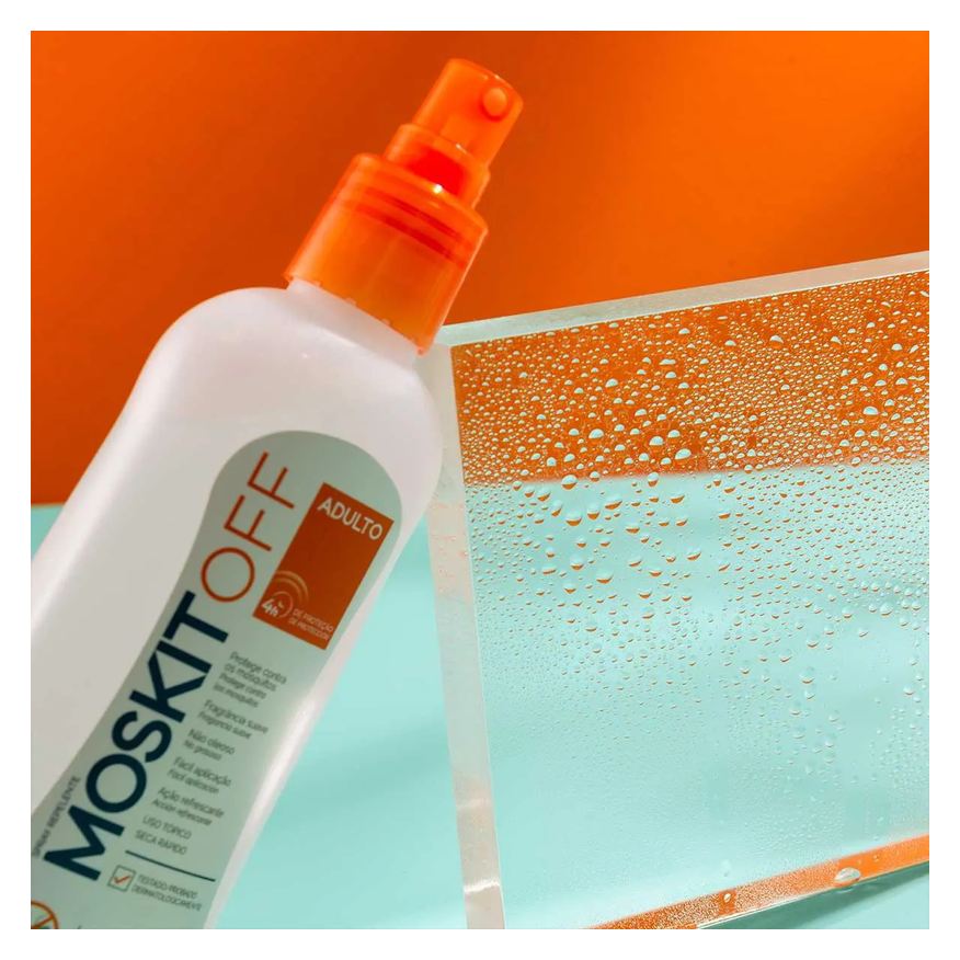 de Repelente Inseto Adulto Moskitoff com DEET Spray 200ml