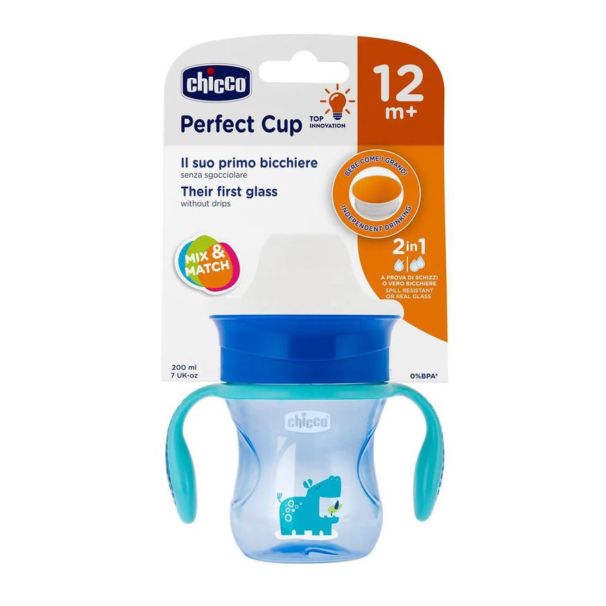 Chicco Copo Perfect Cup 12M+ Azul 200ml - 1 unidade