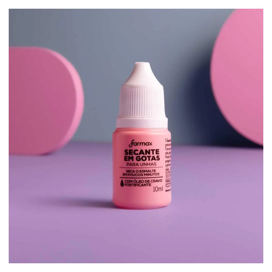 em Secante Gotas para Unhas Farmax com 10ml