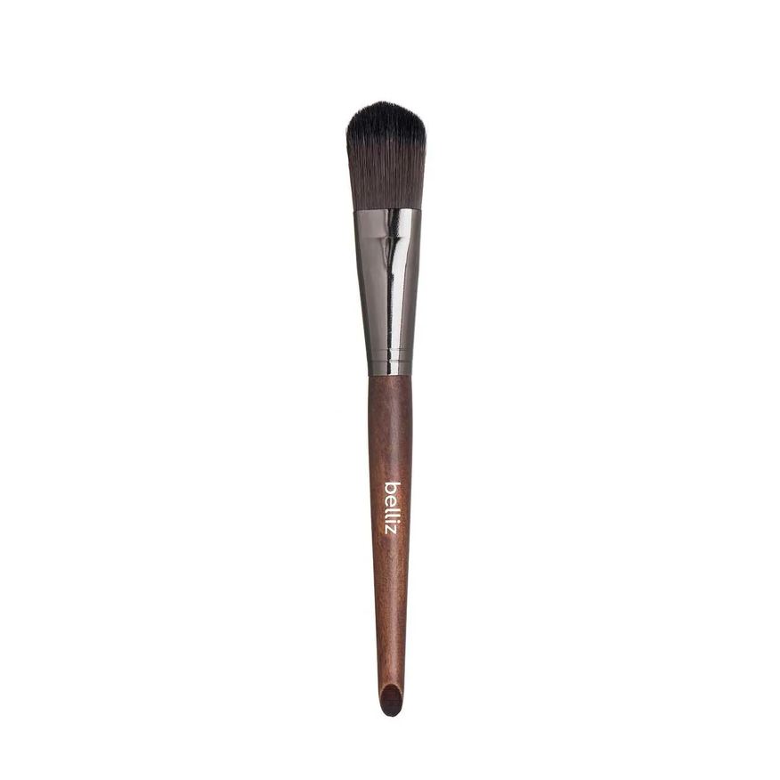 Big Universo Pincel para Maquiagem Belliz Wood Base 1 Unidade