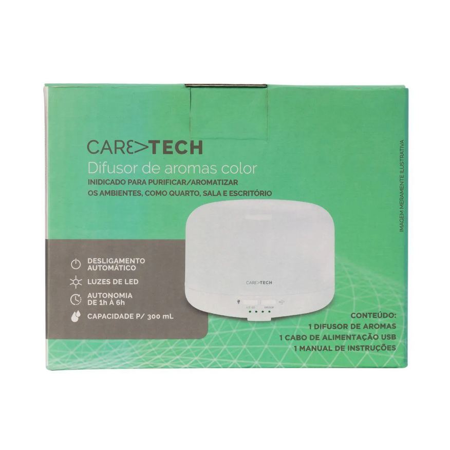 de Difusor Aromas Purificador Caretech Colors HC385