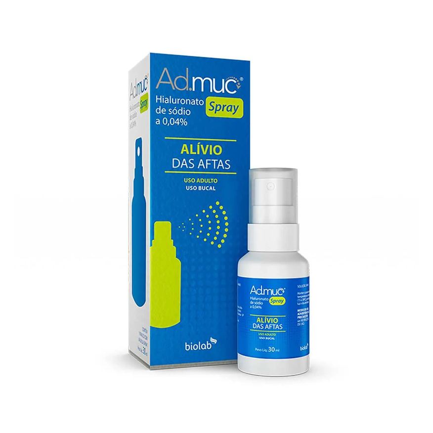 Ad-Muc Spray Antisséptico Bucal Ad.Muc 30ml