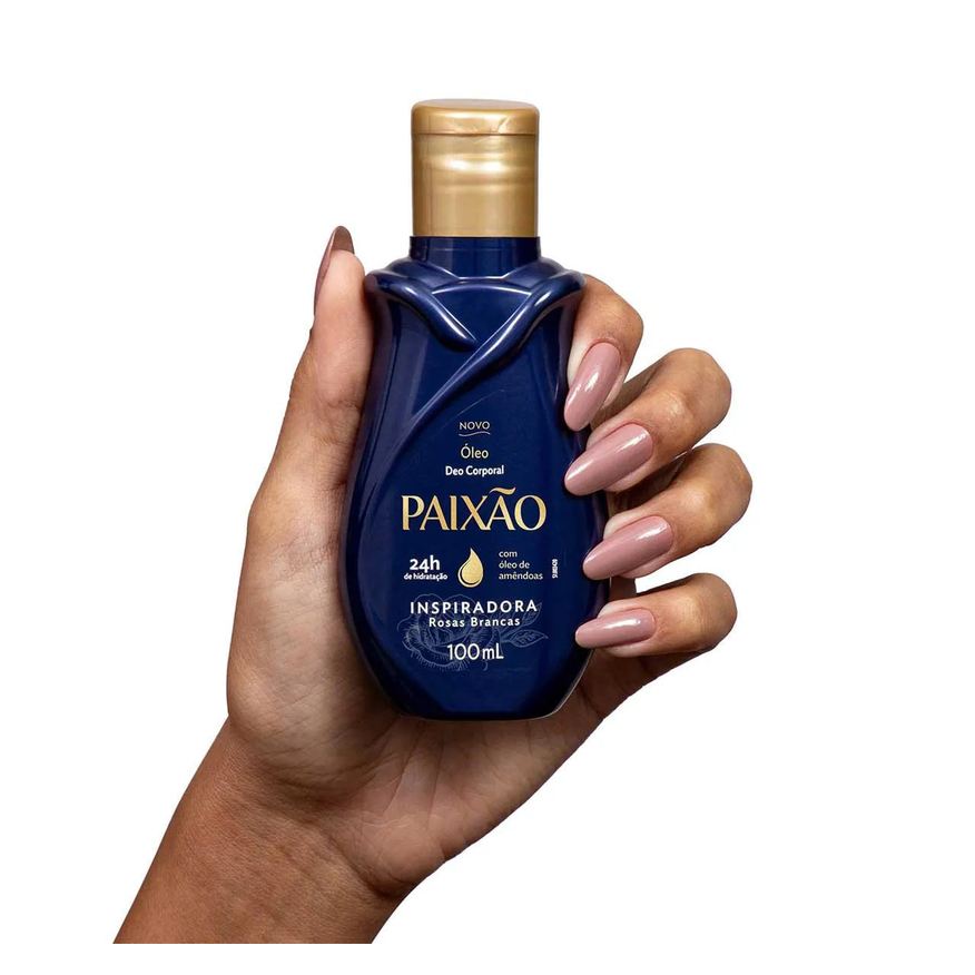 Corporal Óleo Paixão Inspiradora Rosas Brancas 100ml