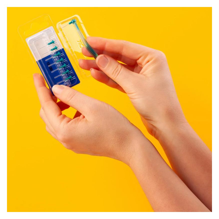para Refil Escova Interdental Curaprox Prime 0,06mm 8 unidades