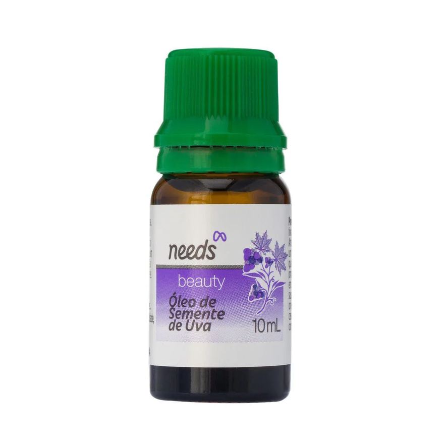 Needs Óleo de Semente de Uva Beauty Pele e Cabelo 10ml