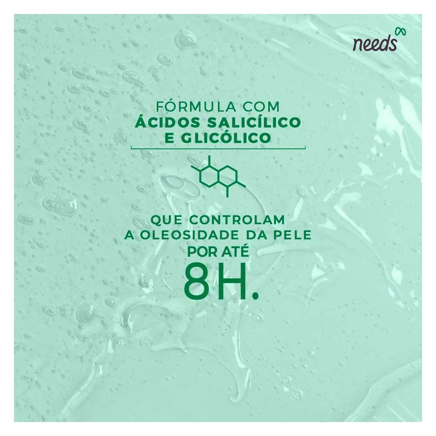 Needs Gel Esfoliante Facial Controle de Oleosidade 100g