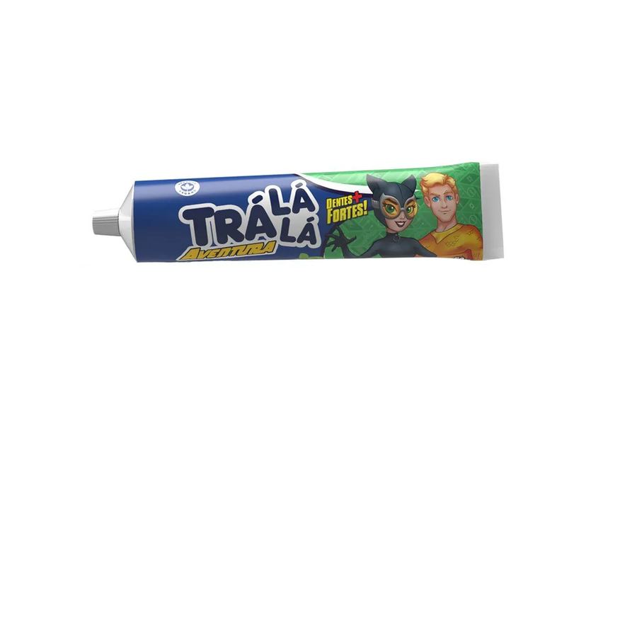 Trá Lá Lá Kids Pasta de Dente Infantil Trá Lá Lá Aventura Anticárie Menta Fresh com Flúor 50g