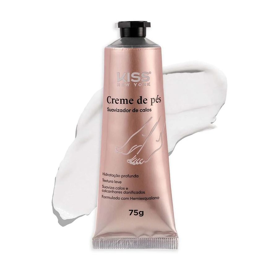 para Creme os Pés Kiss NY Foot Cream Callus Softnening 75g