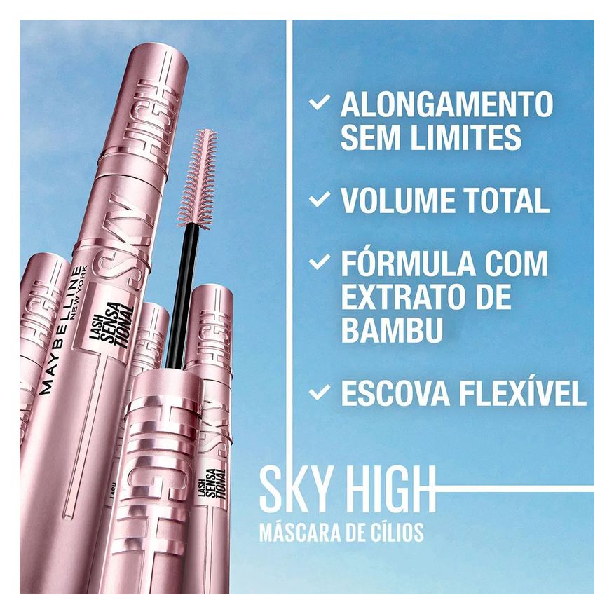Maybelline Máscara de Cílios NY Lash Sensational Sky High Lavável 6ml