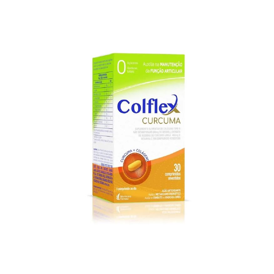 Colflex Suplemento Alimentar Curcuma 30 comprimidos