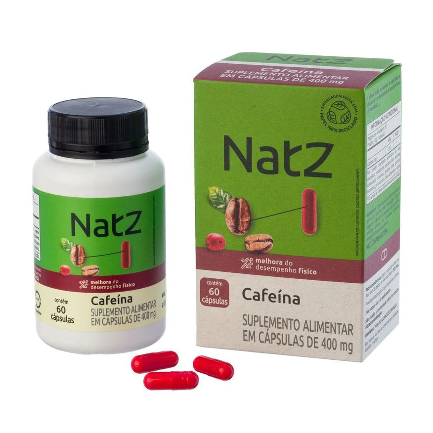 Natz Cafeína 60 Cápsulas