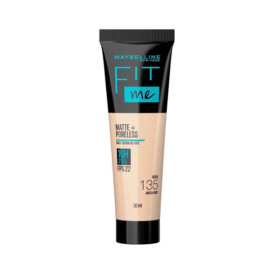 Maybelline Base Líquida NY Fit Me Matte FPS 22 30ml - 135