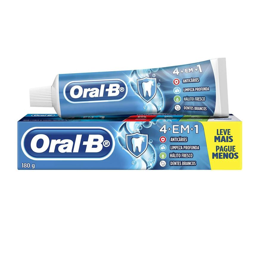 Oral-B Creme Dental 4 em 1 Menta 180g