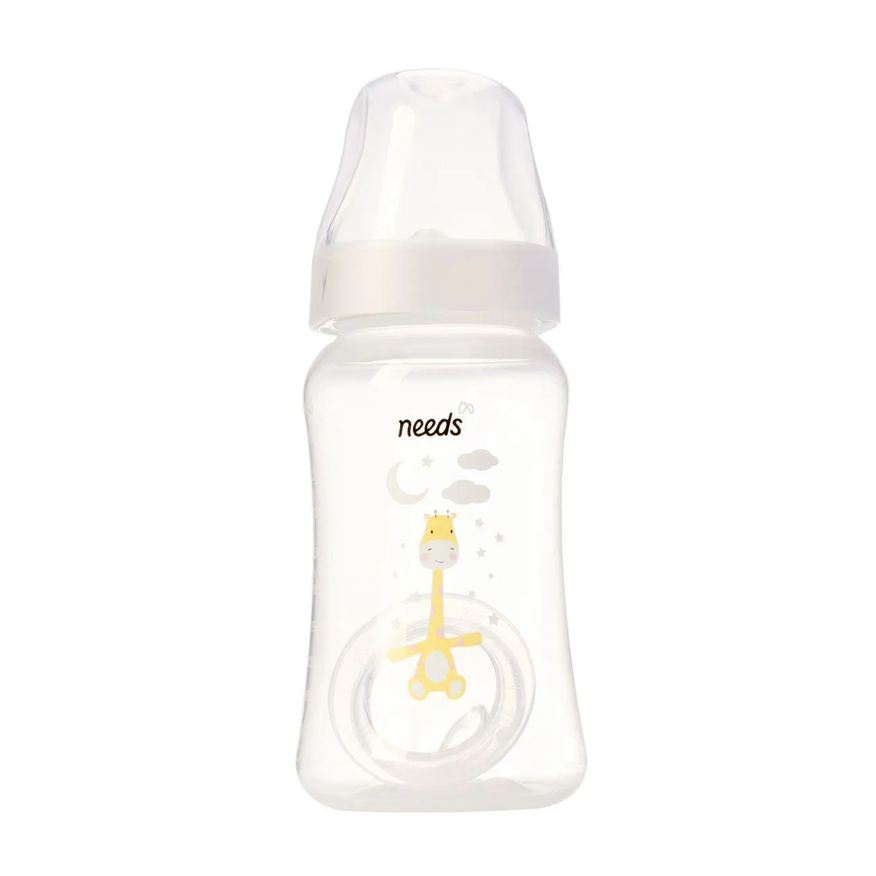 Needs Mamadeira Anti-Cólica 6+ Meses 330ml 1 Unidade