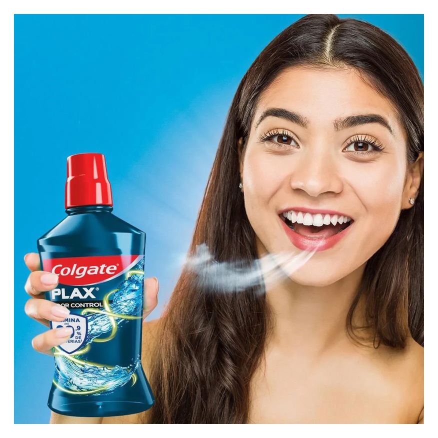 Colgate Enxaguante Bucal Sem Álcool Plax Odor Control 750ml