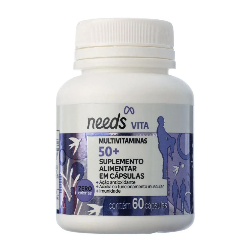 Needs Polivitamínico Vita 50+ 60 cápsulas