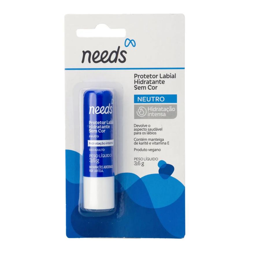 Needs Protetor Labial Hidratante 3,6g