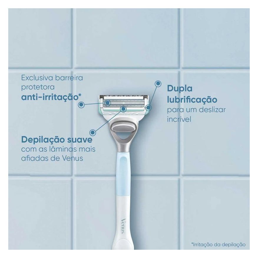 Gillette Refil para Aparelho de Depilar Venus Especial para Área Íntima 2 Unidades