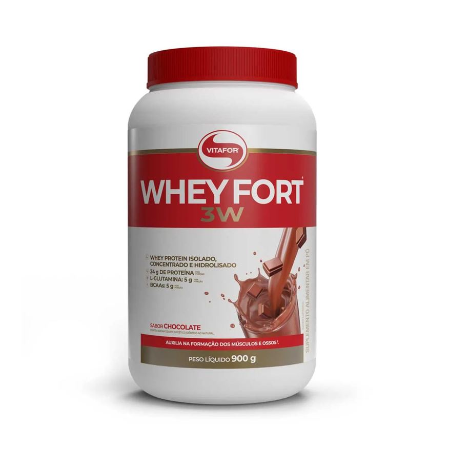 Vitafor Whey Protein Whey Fort 3W Chocolate 900g