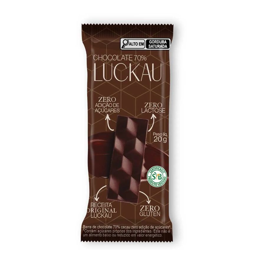 Luckau Chocolate 70% 20g