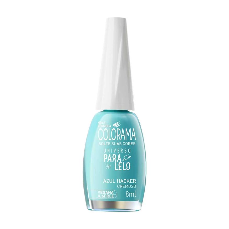 Colorama Esmalte Cremoso Universo Paralelo 8ml - Azul Hacker