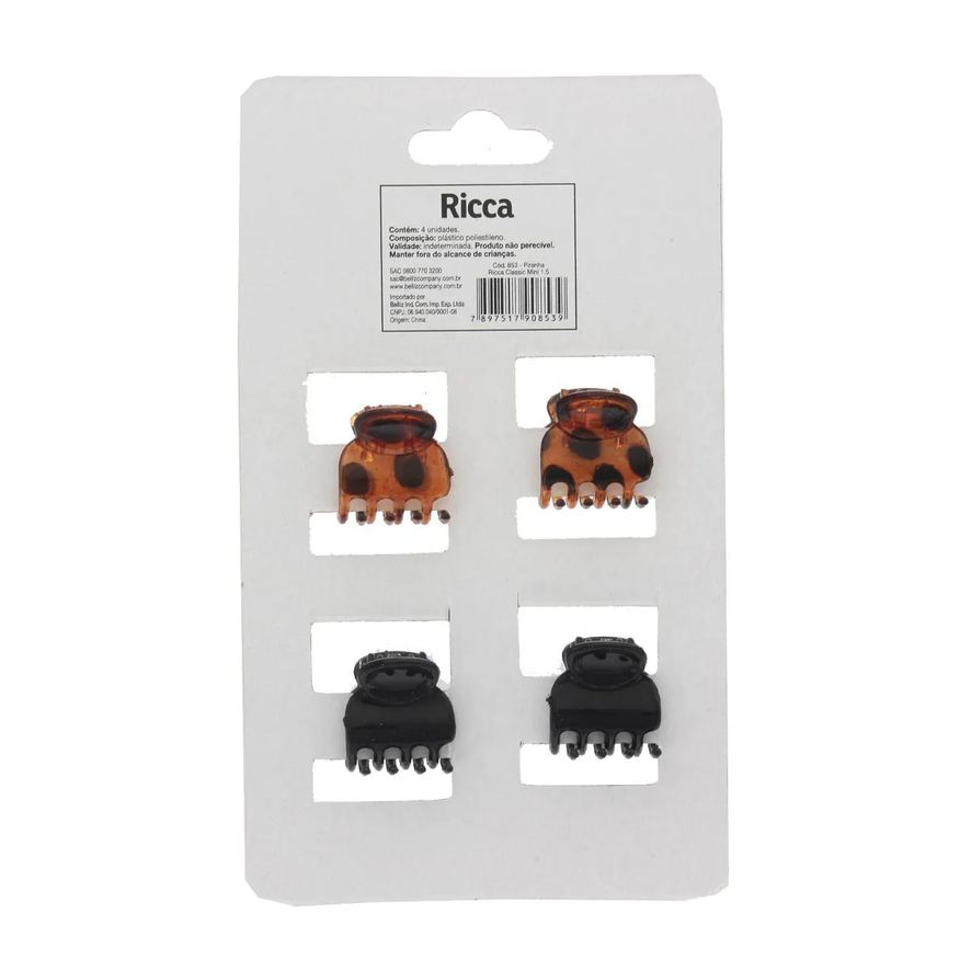 de Piranha Cabelo Ricca Classica Mini - 1 unidade