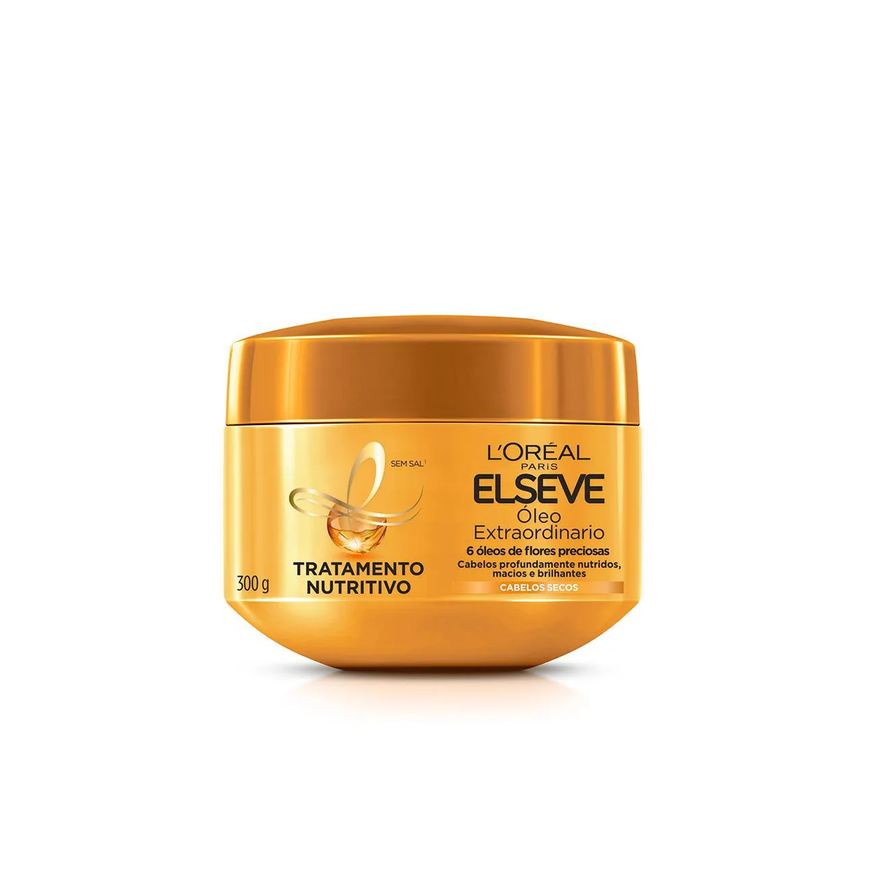 L'oreal Kit L'Oréal Paris Elseve Cronograma Capilar - Creme de Tratamento Óleo Extraordinário Nutrição Intensa + Preenchedor Hidra Hialurônico +