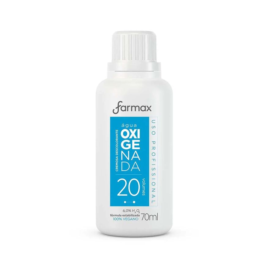 Oxigenada Água Cremosa Farmax 20 Volumes com 70ml
