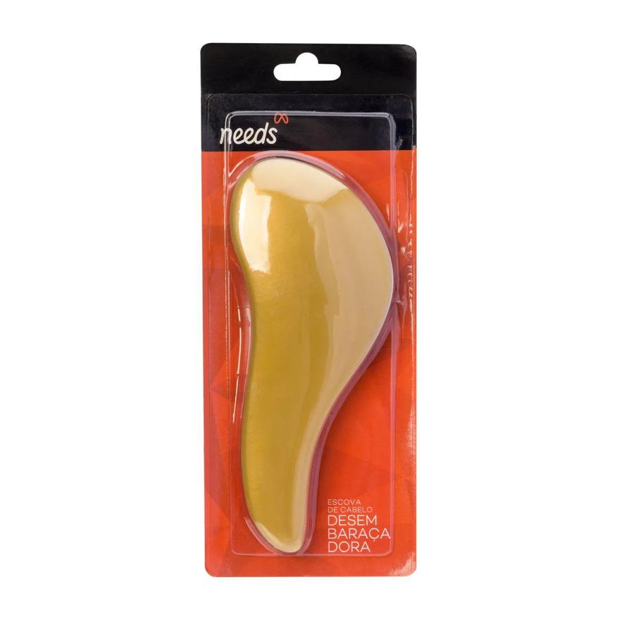 de Escova Cabelo Ricca Flex Wet & Dry Laranja
