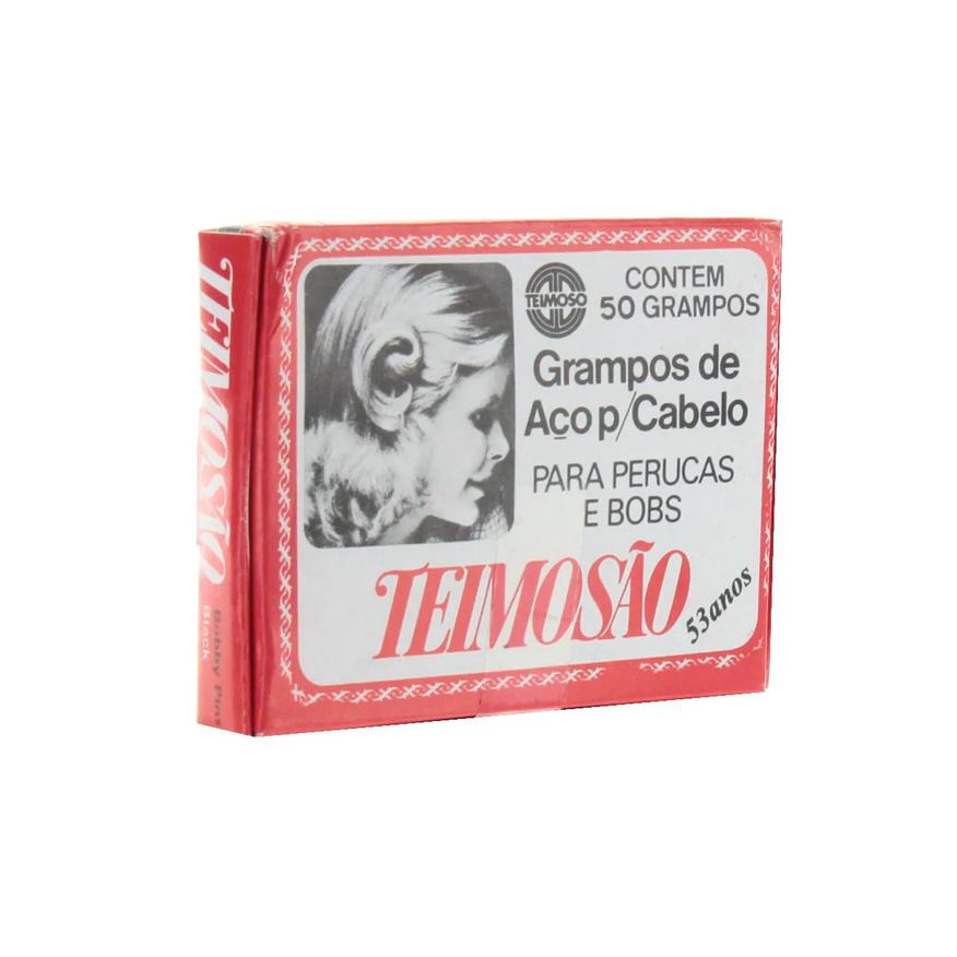de Grampo Cabelo Teimosão Preto Nº 7 - 50 unidades