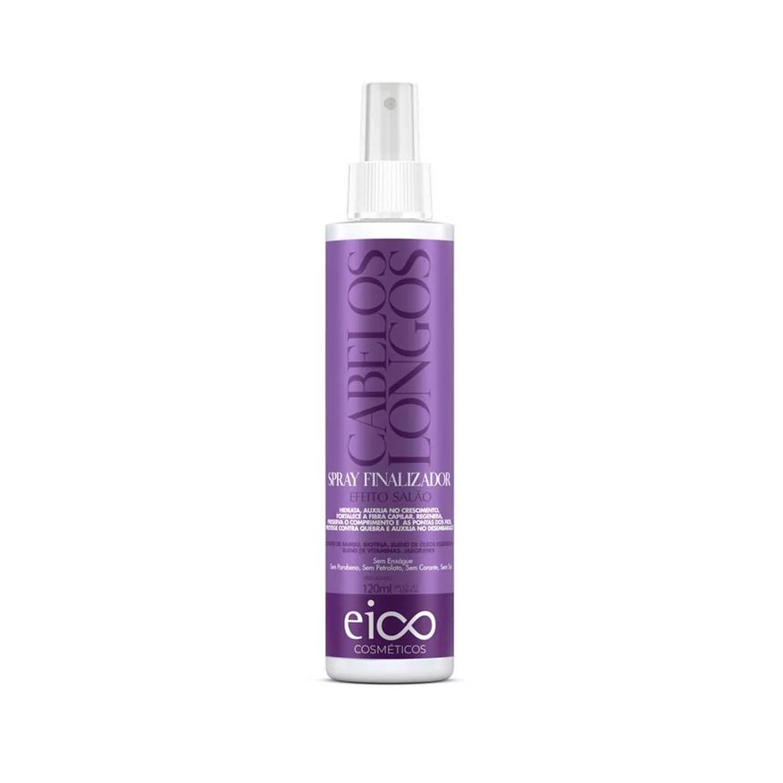 Finalizador Spray Cabelo Longo Eico Cabelos Longos 120ml
