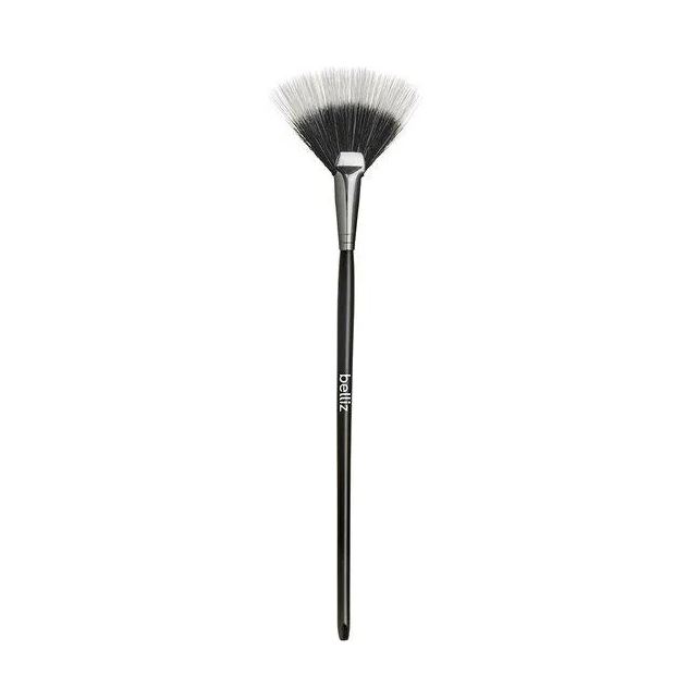 Big Universo Pincel para Maquiagem Belliz Leque Duo Color Médio com 1 Unidade