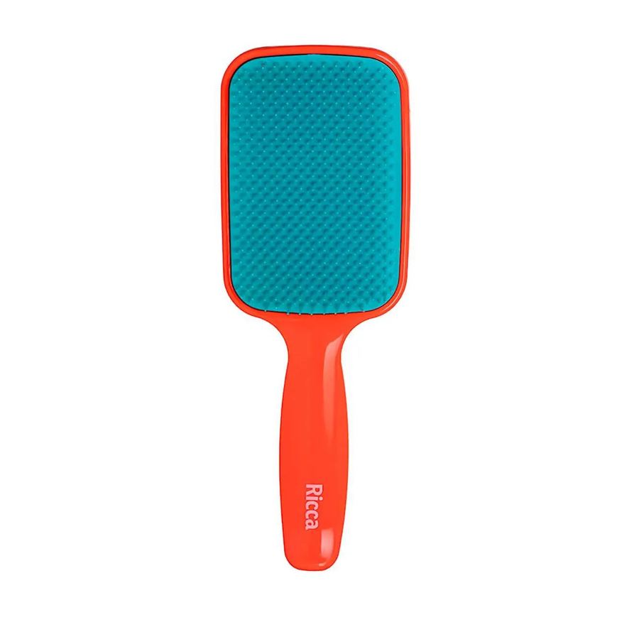 de Escova Cabelo Ricca Raquete Flex Vermelho - 1 unidade