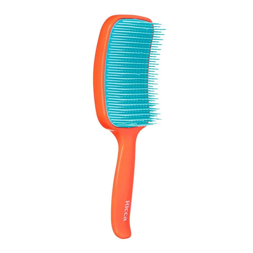de Escova Cabelo Ricca Raquete Flex Vermelho - 1 unidade