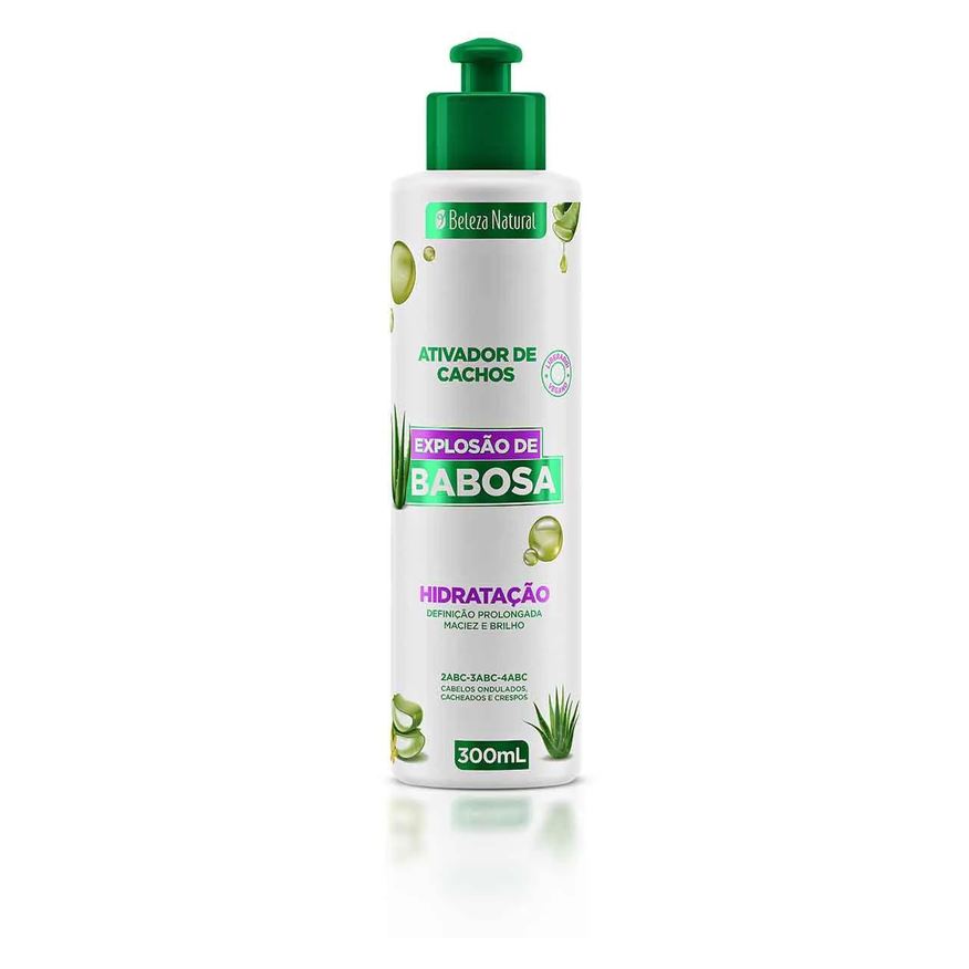 Beleza Natural Creme Ativador de Cachos Explosão de Babosa 300ml
