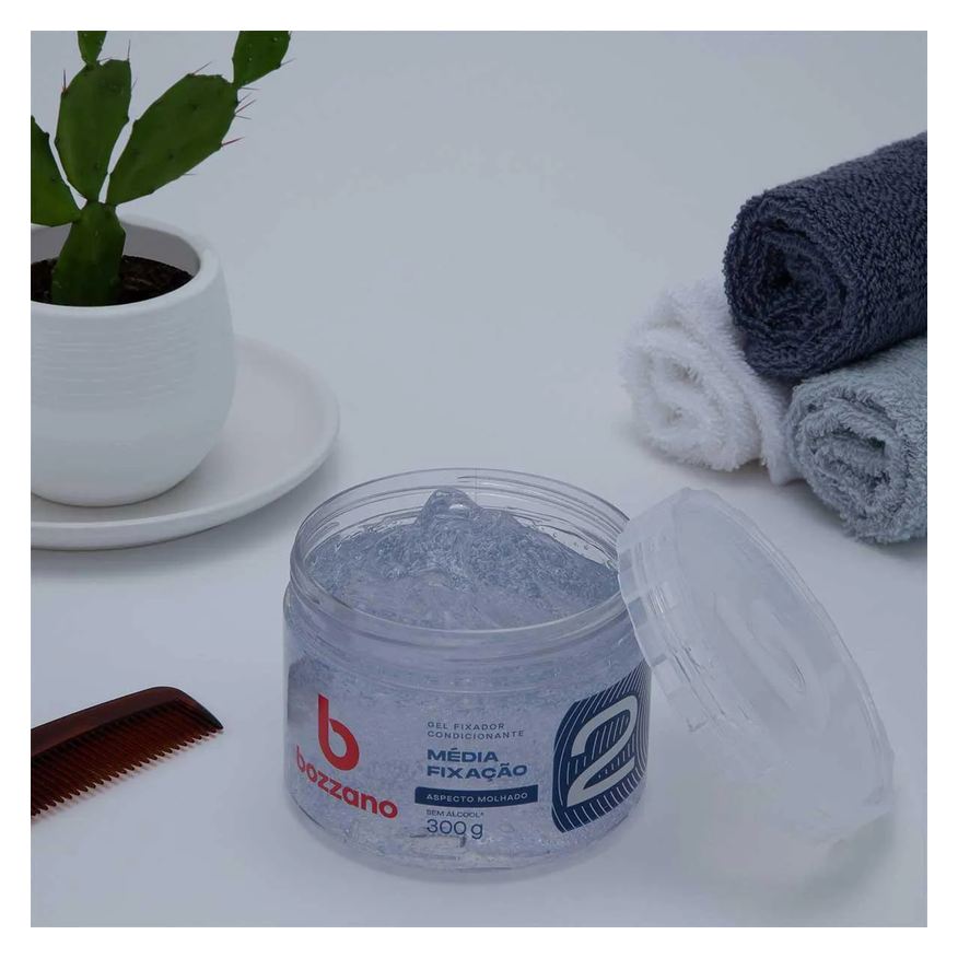 Bozzano Gel Fixador Condicionante Aspecto Molhado 300g