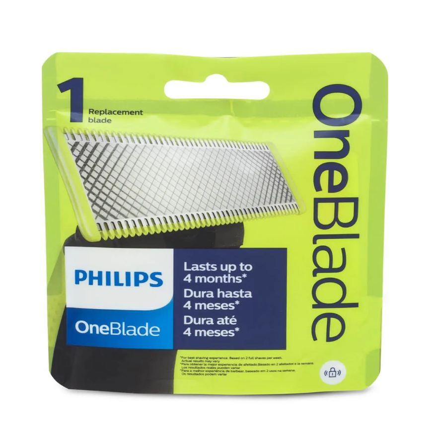 de Lâmina Barbear Philips Oneblade Refil com 1 unidade