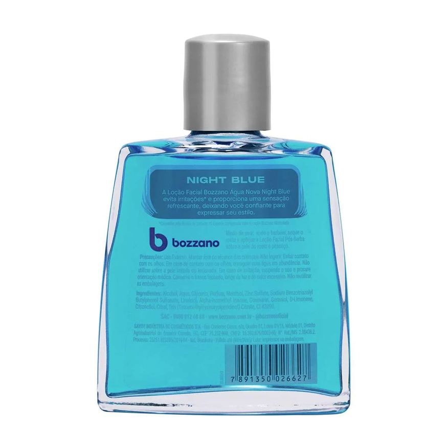Bozzano Loção Pós-Barba Night Blue com 100ml