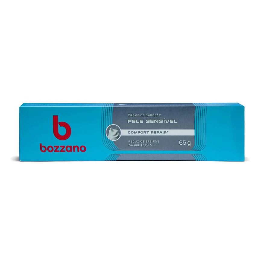 Bozzano Creme de Barbear Pele Sensível com 65g